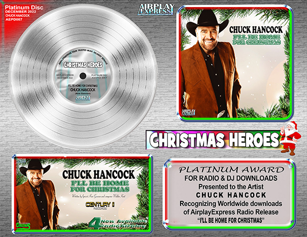 AEPD057-Chuck-Hancock-Ill-Be-Home-For-Christmas-600